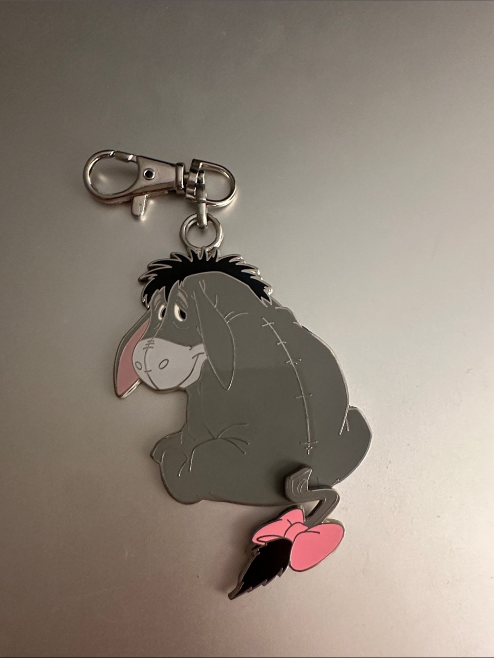 Disney Eeyore Officially Licensed Pin Trading 2008 Keychain